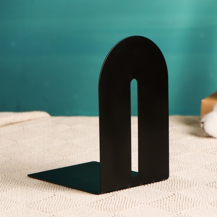 Держатель-подставка для книг  Держатель-подставка для книг "Минимализм" черный, 1шт