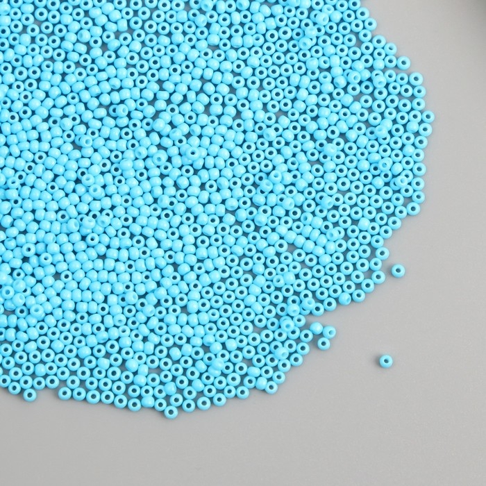 Бисер стекло 12/0  Бисер стекло 12/0 "Небесный" ровный №670 450 гр