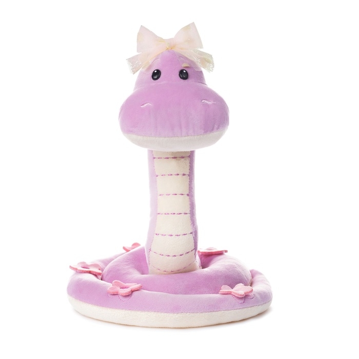 Мягкая игрушка  Мягкая игрушка "Змейка Дафна", цвет фиолетовый, 24 см MT-MRT012442-24