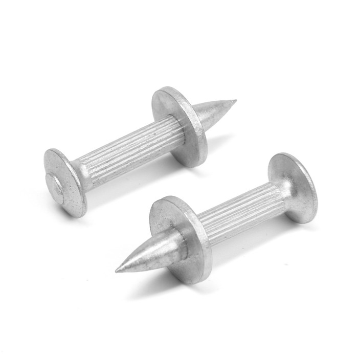 Дюбель-гвоздь Дюбель-гвоздь "ТУНДРА", гвоздевой, для монтажного пистолета, оцинкованный, 4.5x30 мм, 0.5 кг