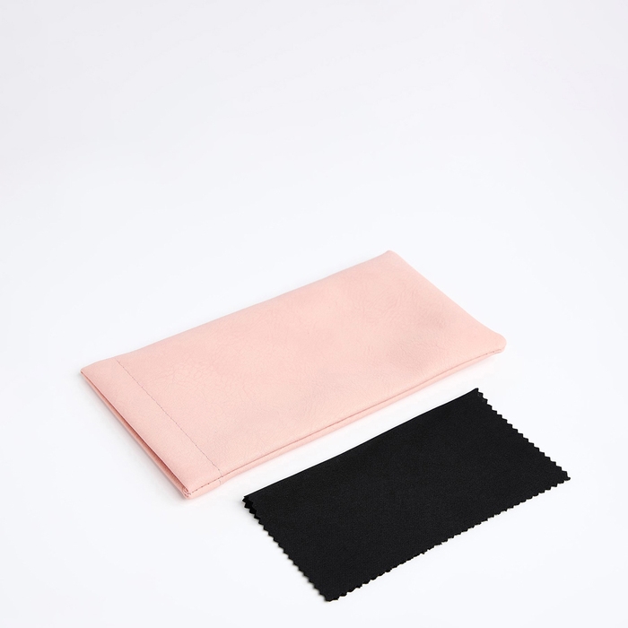 Чехол для очков на хлопушке, длина 17,5 см, цвет розовый Чехол для очков на хлопушке, длина 17,5 см, цвет розовый