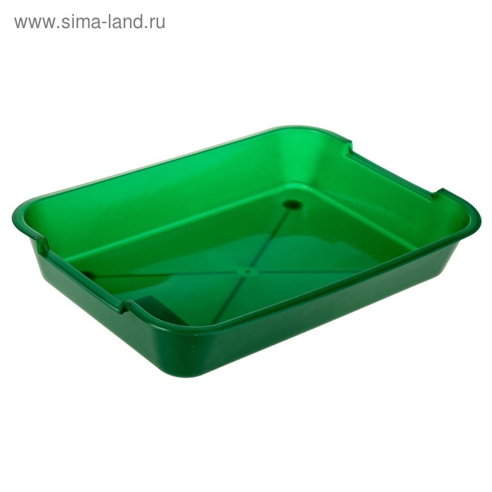 Туалет средний без сетки 36 х 26 х 6,5 см, зеленый Туалет средний без сетки 36 х 26 х 6,5 см, зеленый
