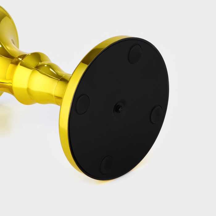 Башня пивная «Петронас», 3 л, колба с подсветкой, 2 батарейки, цвет золотой Башня пивная «Петронас», 3 л, колба с подсветкой, 2 батарейки, цвет золотой