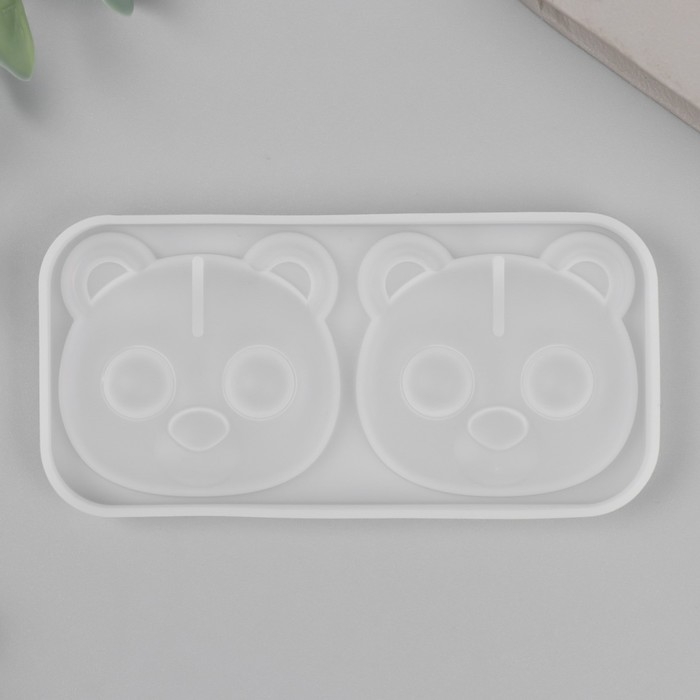 Молд силикон Молд силикон "Мишки с большими глазами" 2 предмета 5,5х11,2х0,9 см