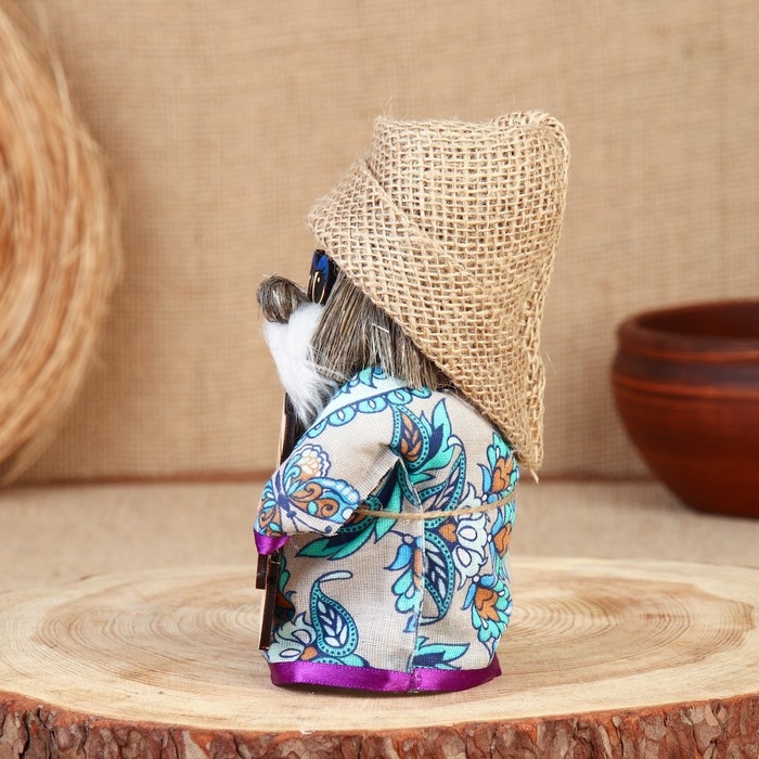 Оберег Оберег "Домовой с панно", 15-16 см