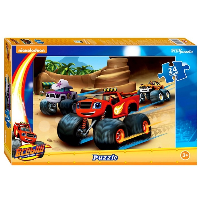 Макси-пазл «Вспыш и чудо-машинки», 24 элемента Макси-пазл «Вспыш и чудо-машинки», 24 элемента