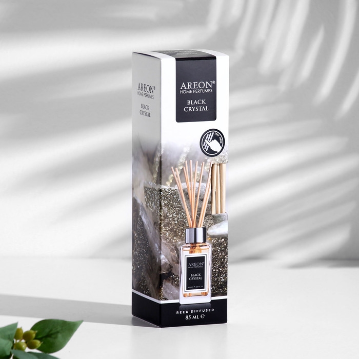 Диффузор ароматический для дома Areon Sticks, 85 мл, черный кристал