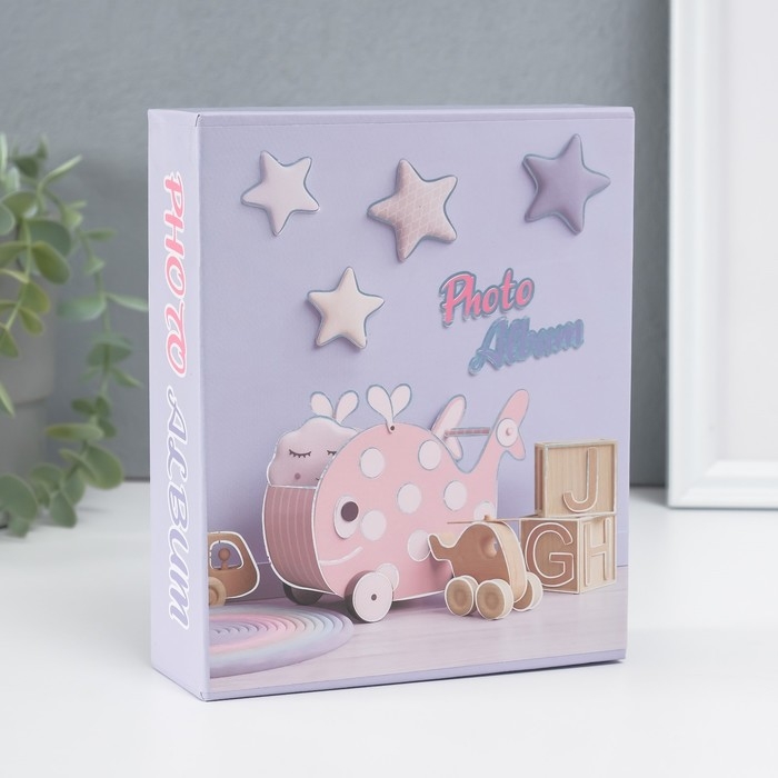 Фотоальбом на 40 фото 10х15 см "Детская комната" в коробке МИКС 4,6х14х17 см