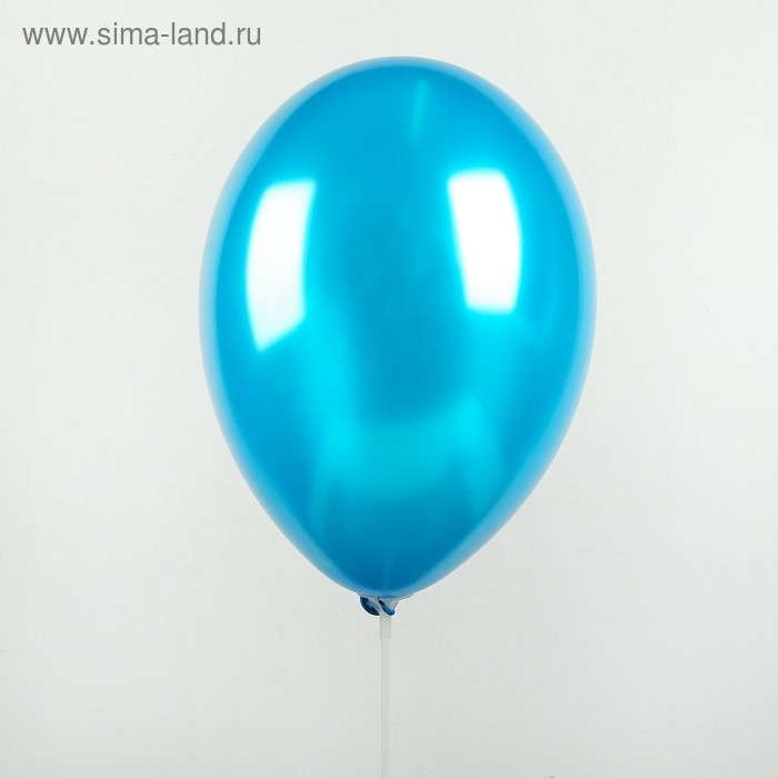 Шар латексный 12 Шар латексный 12", металл, набор 100 шт., цвет синий