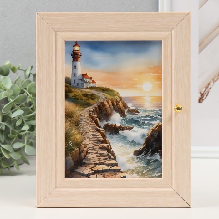 Ключница Ключница "Маяк и восход" 19х24 см
