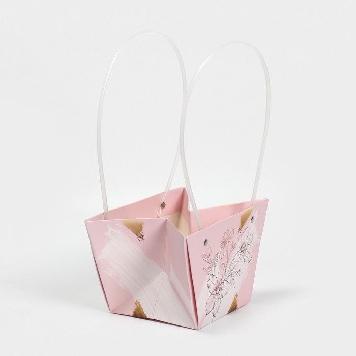 Пакет влагостойкий для цветов «Нежность», 20 х 12 х 20 см Пакет влагостойкий для цветов «Нежность», 20 х 12 х 20 см