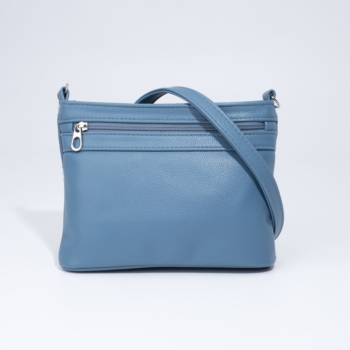 Сумка кросс-боди на молнии, цвет голубой Сумка кросс-боди на молнии, цвет голубой