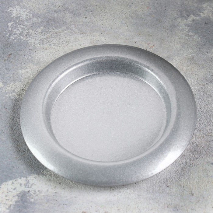 Подсвечник Подсвечник "Чашка 110" металл на одну свечу, 11х11 см, серебро