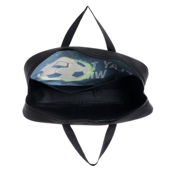 Папка с ручками текстильная А4, 350 х 270 х 70 мм, Calligrata Папка с ручками текстильная А4, 350 х 270 х 70 мм, Calligrata "Футбол"