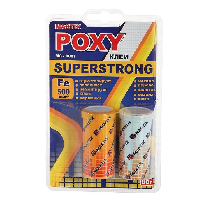 Клей эпоксидный MASTIX SUPERSTRONG, суперпрочный, 80 г Клей эпоксидный MASTIX SUPERSTRONG, суперпрочный, 80 г