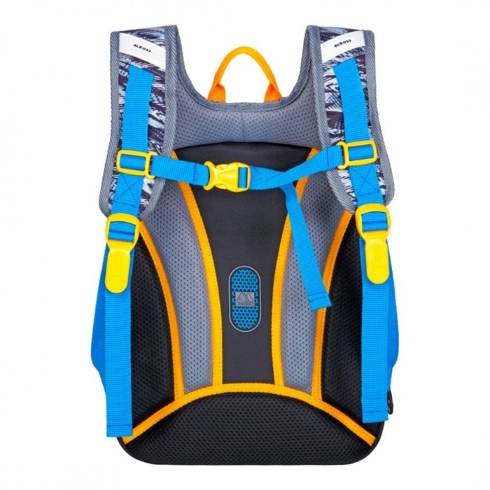 Рюкзак каркасный 36 х 28 х 11 см, Across 198, наполнение: мешок, серый ACR22-198-2 Рюкзак каркасный 36 х 28 х 11 см, Across 198, наполнение: мешок, серый ACR22-198-2