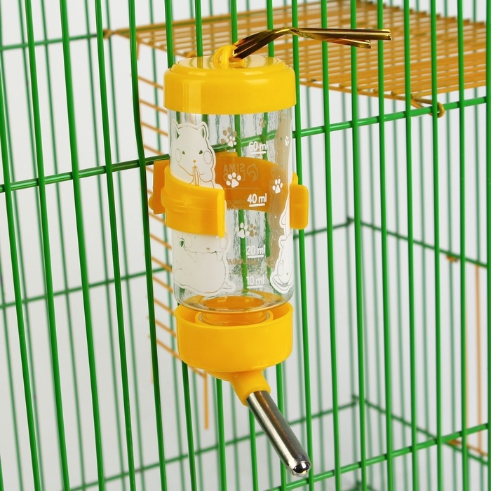 Поилка для грызунов «Пирамида» 80 мл, 9х4.5 см, микс цветов Поилка для грызунов «Пирамида» 80 мл, 9х4.5 см, микс цветов