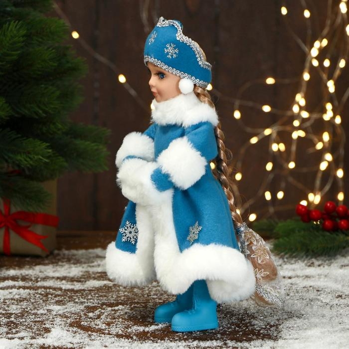 Снегурочка Снегурочка "В пышной шубке со звёздами" 14х30 см