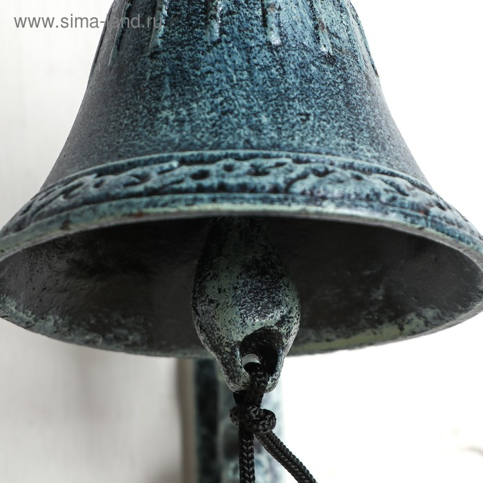 Колокол сувенирный чугун  Колокол сувенирный чугун "Узорный" 30х28х12,5 см