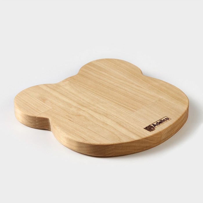 Тарелка деревянная Adelica «Медвежонок», 18×18×1,8 см, берёза Тарелка деревянная Adelica «Медвежонок», 18×18×1,8 см, берёза