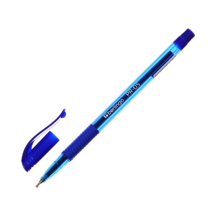 Ручка шариковая 0.5 мм, PR-05, чернила синие, грип Ручка шариковая 0.5 мм, PR-05, чернила синие, грип