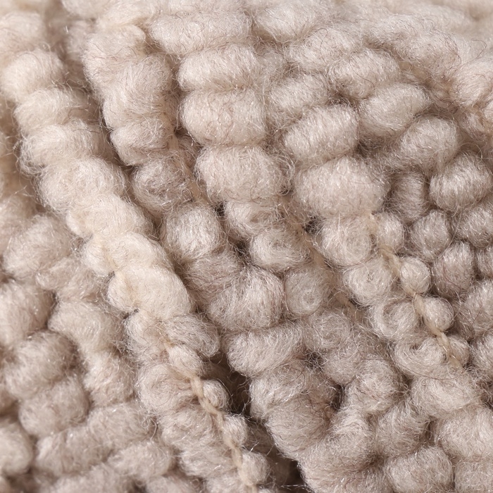 Пряжа Пряжа "Fashion boucle" 25% шерсть, 70% акрил, 5% полиамид 35м/100гр (152 бежевый меланж)