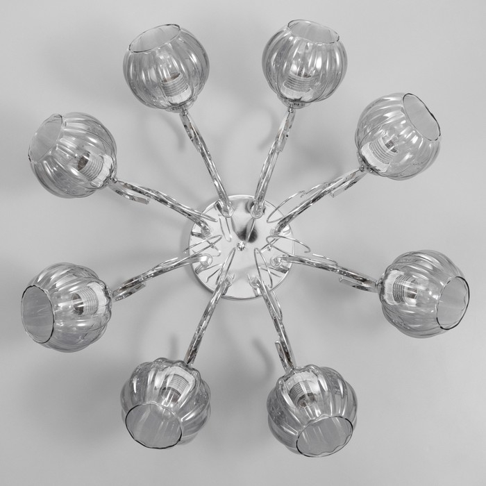 Люстра Люстра "Эшли" 8х40Вт Е27 Хром 67х67х22см