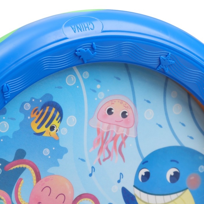 Погремушка «Барабан», 18 см, шум дождя, Крошка Я Погремушка «Барабан», 18 см, шум дождя, Крошка Я