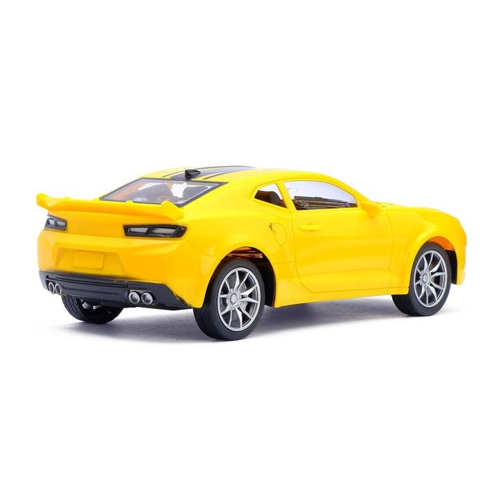 Машина радиоуправляемая «Мустанг», световые эффекты, работает от батареек, 1:16 Машина радиоуправляемая «Мустанг», световые эффекты, работает от батареек, 1:16