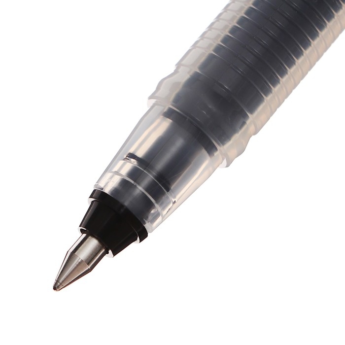 Ручка гелевая Pilot Super Gel, узел 0.5 мм, чернила чёрные, одноразовая, прямая подача чернил