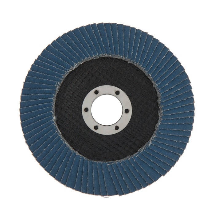 Круг лепестковый торцевой ТУНДРА, циркониевый (по нержавеющей стали), 125 х 22 мм, Р80 Круг лепестковый торцевой ТУНДРА, циркониевый (по нержавеющей стали), 125 х 22 мм, Р80