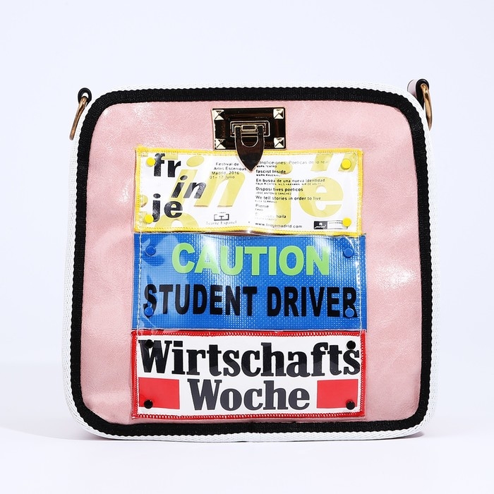 Сумка кросс-боди на молнии, цвет розовый Сумка кросс-боди на молнии, цвет розовый