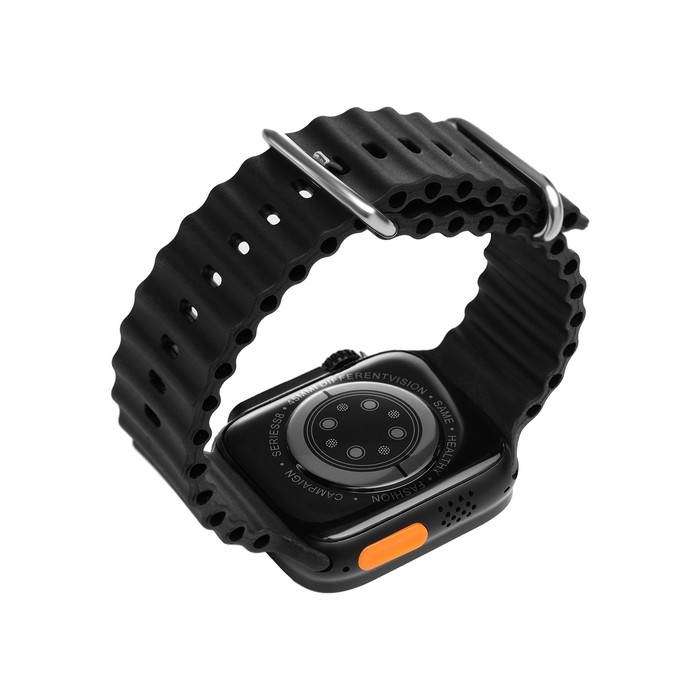 Смарт-часы, 180 мАч, IPS, 240x282, Android 5.0+, iOS 10+, ремешок силикон, черные Смарт-часы, 180 мАч, IPS, 240x282, Android 5.0+, iOS 10+, ремешок силикон, черные