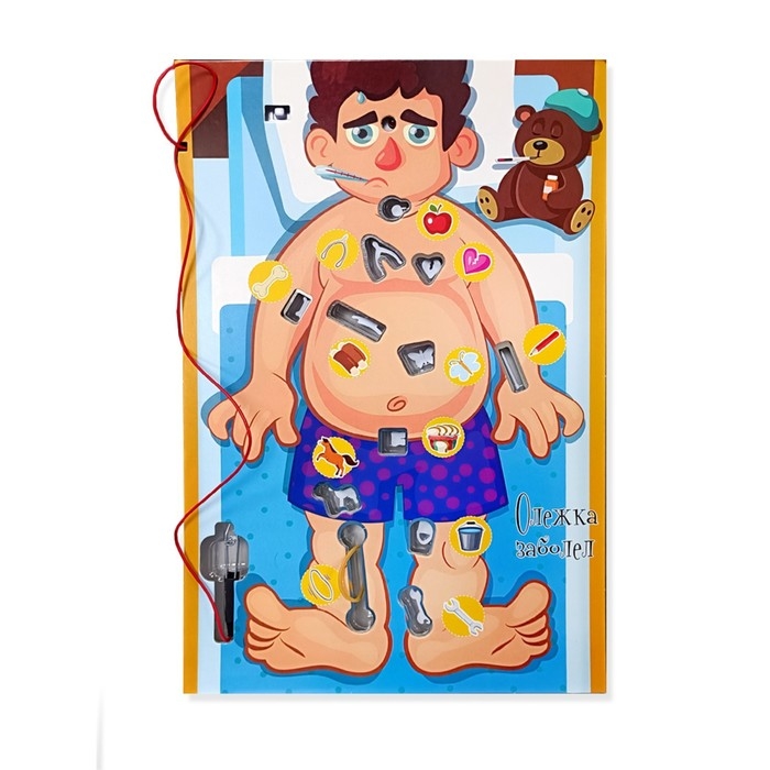 Настольная электронная игра «Олежка заболел» Настольная электронная игра «Олежка заболел»