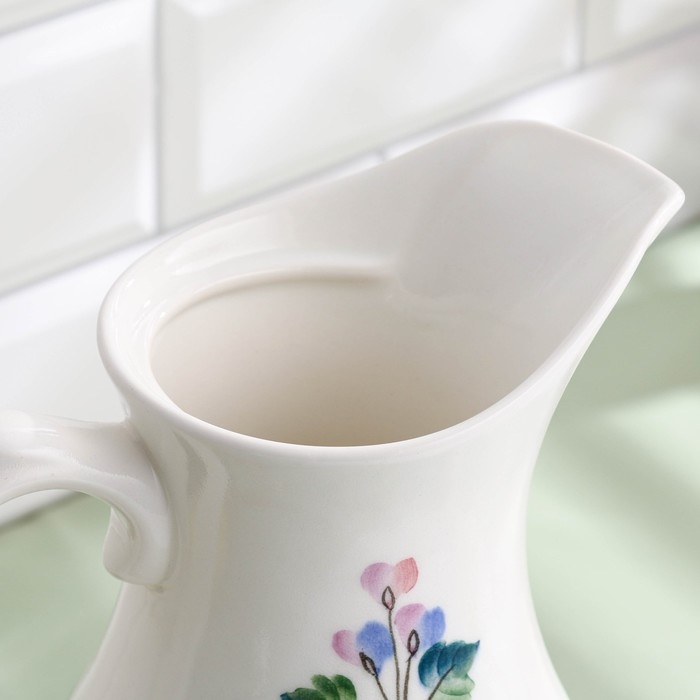 Кувшин «Клубничка вар. 2», с крышкой, 2 л, 10×27 см, 1 сорт, авт. Рогочая Н.В. Кувшин «Клубничка вар. 2», с крышкой, 2 л, 10×27 см, 1 сорт, авт. Рогочая Н.В.