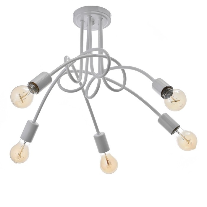 Светильник  Светильник "Узел" белый 5x40W E27 54x54x40 см