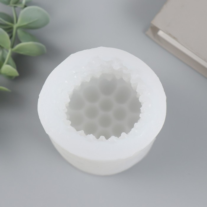 Молд силикон для свечи Молд силикон для свечи "Шарики" 6,5х6,5х9,5 см