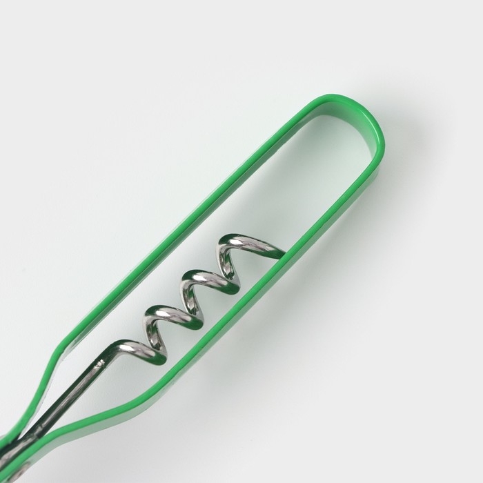 Открывашка - штопор Доляна «Помощник», 14 см, цвет МИКС Открывашка - штопор Доляна «Помощник», 14 см, цвет МИКС