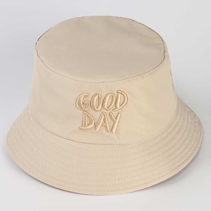 Панама детская для девочки Good day, цвет бежевый, р-р 54