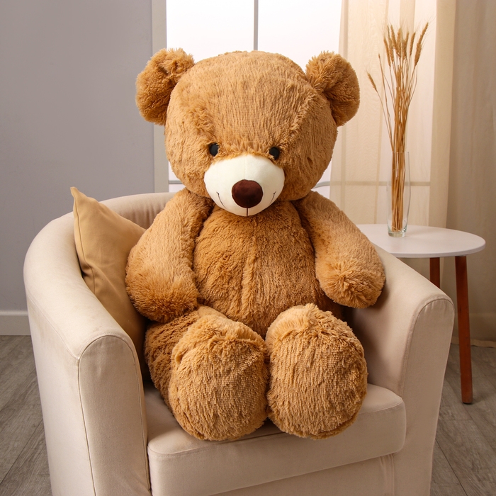 Мягкая игрушка «Медведь», 110 см, коричневый Мягкая игрушка «Медведь», 110 см, коричневый