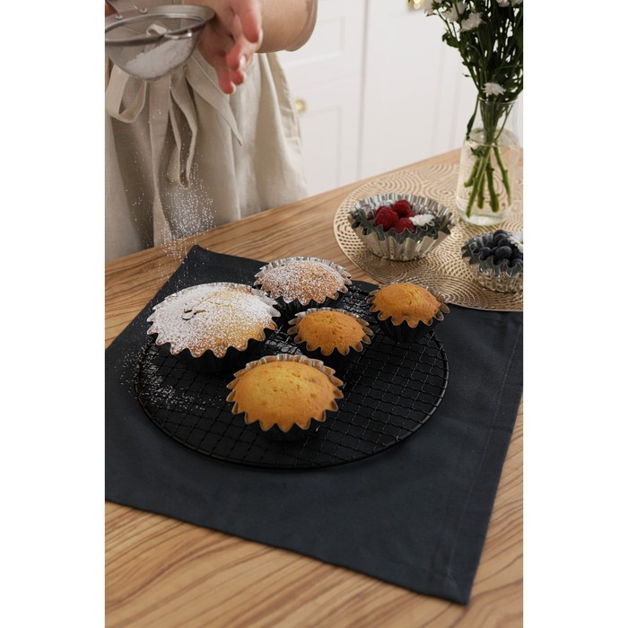 Решётка для глазирования и остывания кондитерских изделий «Круг», 29×2,1 см Решётка для глазирования и остывания кондитерских изделий «Круг», 29×2,1 см