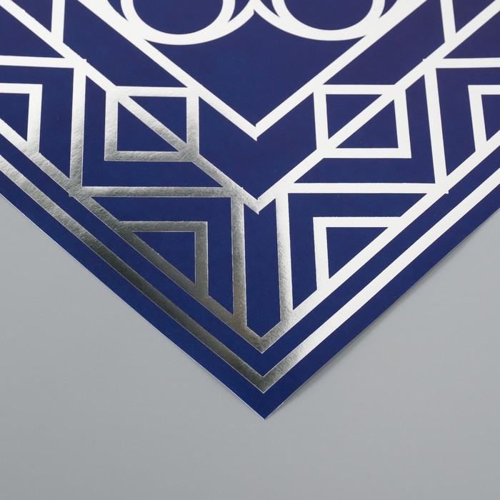 Бумага для скрапбукинга серебро Бумага для скрапбукинга серебро "Эклектика" плотность 180 гр набор 5 шт 30,5х32 см