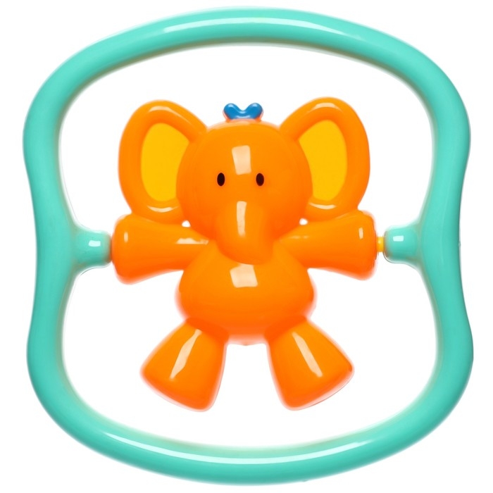 Погремушка «Слоник», размер 14 см, цвет МИКС Погремушка «Слоник», размер 14 см, цвет МИКС