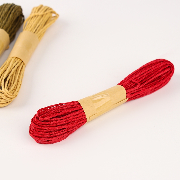 Рафия «Природа», длина 1шт. — 10 м., набор 6 шт., цвет МИКС Рафия «Природа», длина 1шт. — 10 м., набор 6 шт., цвет МИКС