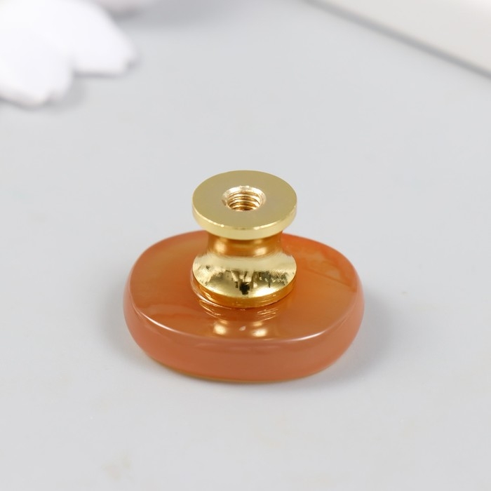 Ручка для шкатулки Ручка для шкатулки "Cердолик" 2,6х1,7 см