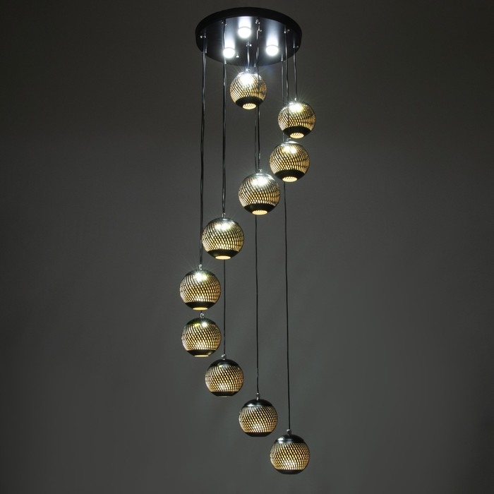 Каскад Каскад "Билли" 10LED+3LED 79Вт ПДУ черный 40х40х200см BayerLux