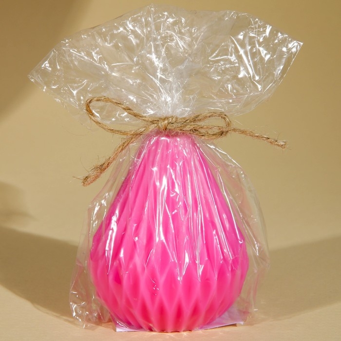 Свеча формовая  Свеча формовая "Оригами", розовая