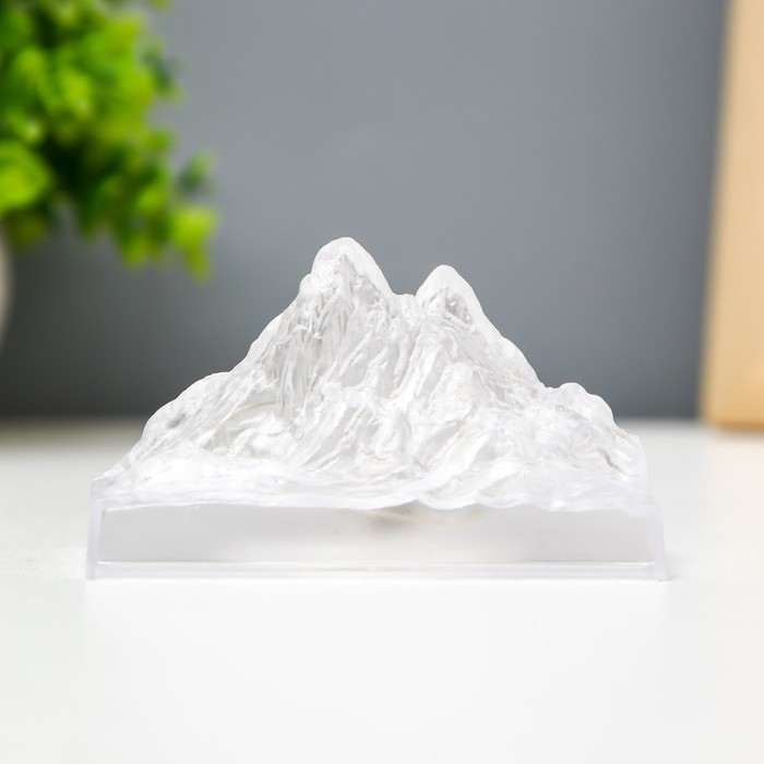 Ночник Ночник "Гора. Айсберг" LED от батареек 3хLR44 прозрачный 5х5х9,5 см RISALUX