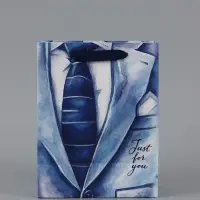 Пакет подарочный ламинированный, упаковка, &laquo;Just for you&raquo;, MS 18&times;23&times;10 см