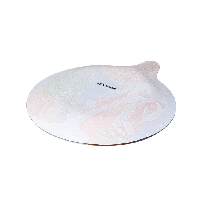 Блюдо новогоднее стеклянное сервировочное Доляна «Ёлочная игрушка. 5 минут», 18,2×15,5 см Блюдо новогоднее стеклянное сервировочное Доляна «Ёлочная игрушка. 5 минут», 18,2×15,5 см